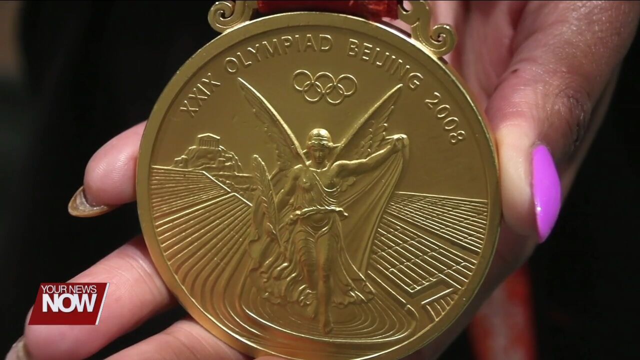 Olympic gold medalist Mary Wineberg inspires Shawnee Middle School students